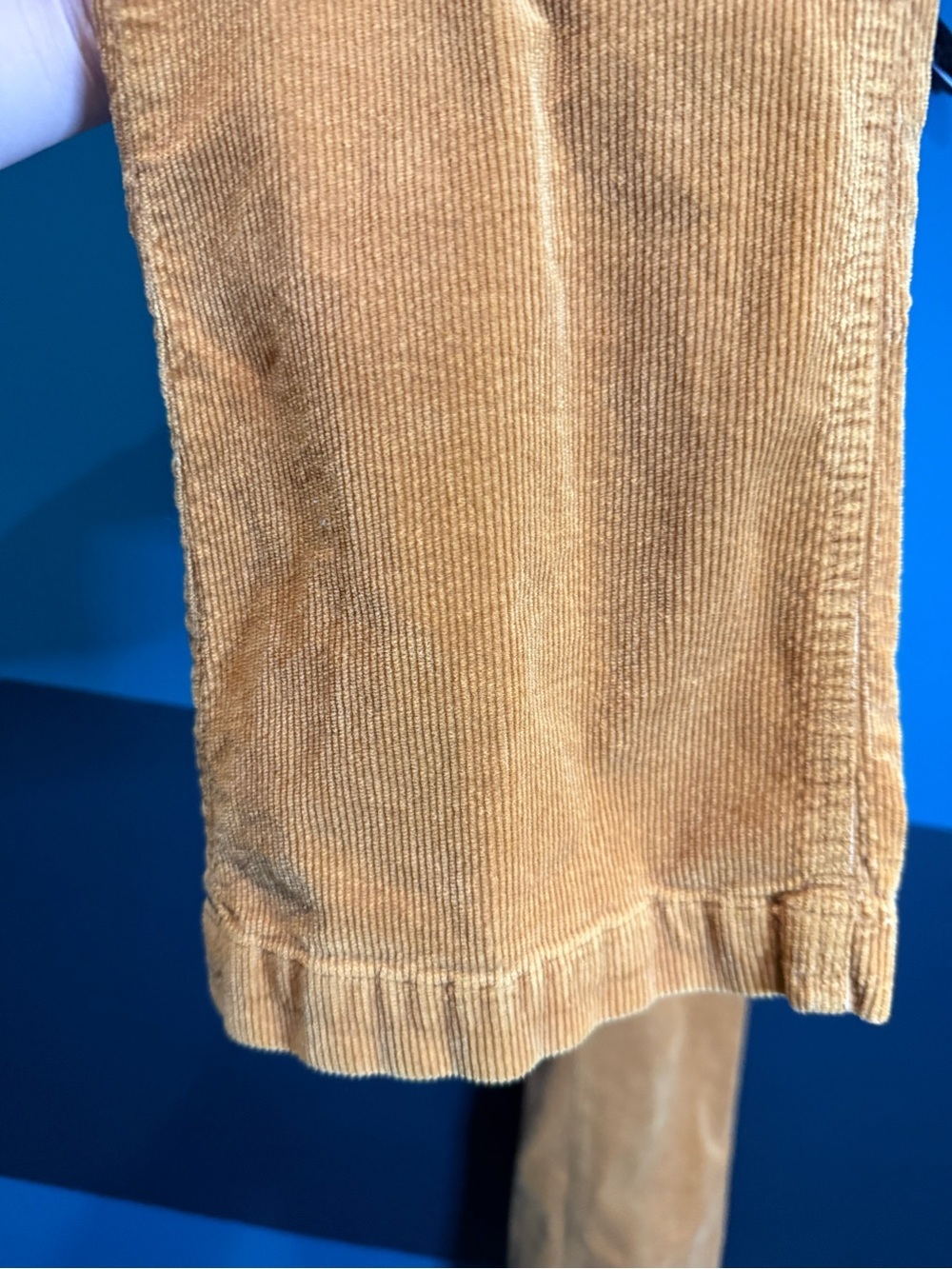 Pilcro Mustard Corduroy Pants Wide leg size 25 Outdoor Cottagecore - Picture 8 of 15